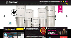 Desktop Screenshot of duovac.fr
