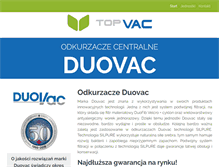 Tablet Screenshot of duovac.pl